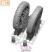 画像3: SOL MODEL[MM1049]1/16 WWII ドイツ Sd.Kfz.250/3軽装甲無線車 自重変形タイヤセット(ダスヴェルク用) (3)