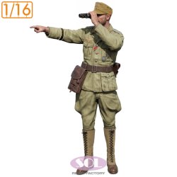 画像2: SOL MODEL[MM1057]1/16 WWII ドイツ Sd.Kfz.250/3軽装甲無線車 乗員セット w/MG34機関銃(3体入 ダスヴェルク用)