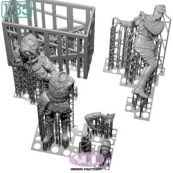 画像3: SOL MODEL[MM1058]1/35 WWII ドイツ Sd.Kfz.250/3軽装甲無線車 乗員セット w/MG34機関銃(3体入)