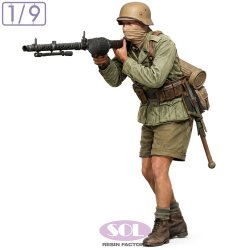 画像2: SOL MODEL[MM1063]1/9 WWII ドイツ Sd.Kfz.250/3軽装甲無線車 機関銃手 w/MG34機関銃