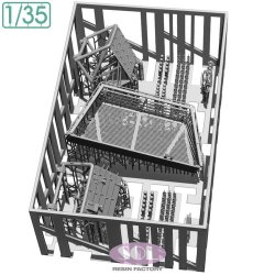 画像3: SOL MODEL[MM1067]1/35 現用 イスラエル メルカバMk.3 BAZ/D用バスケット ディテールアップセット(モンモデル用)