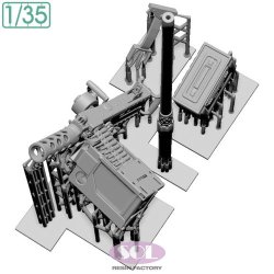 画像5: SOL MODEL[MM1070]1/35 WWII アメリカ M2 MB .50口径機関銃&トラベリングロック