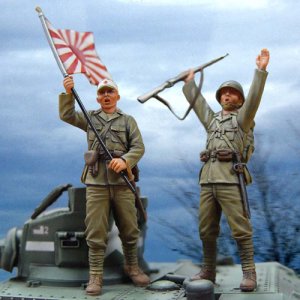 画像1: SOL MODEL[MM168]1/35 WWII  日本陸軍歩兵セット(2体入) (1)