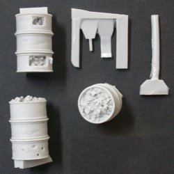 画像2: SOL MODEL[MM287]1/35 WWII German Drum Stove Set