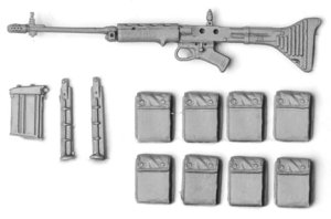 画像1: SOL MODEL[MM372]1/16 WWII 独 ドイツ陸軍 FG42自動小銃(2個入り) (1)