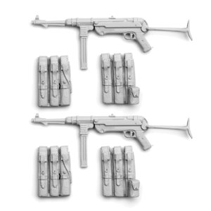 画像1: SOL MODEL[MM411]1/16 WWII ドイツMP40短機関銃(2個入) (1)