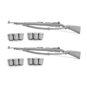 画像1: SOL MODEL[MM413]1/16 WWII ドイツKar98k小銃(2個入) (1)