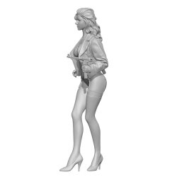 画像4: SOL MODEL[MM428]1/24 将校服を羽織ったリンダ