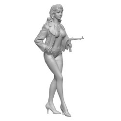 画像5: SOL MODEL[MM428]1/24 将校服を羽織ったリンダ