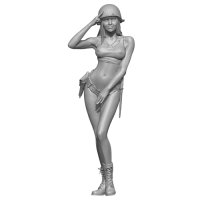 SOL MODEL[MM439]1/16 敬礼するアヴァ