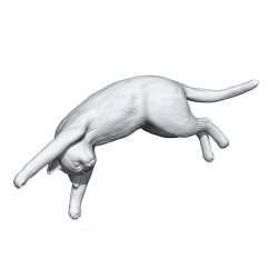画像2: SOL MODEL[MM469]1/20 まどろむ猫セット(3Dプリンター)