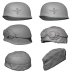 画像1: SOL MODEL[MM478]1/16 WWII ドイツ 降下猟兵ヘルメット/略帽セット(6個入) (1)