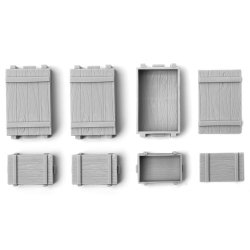画像2: SOL MODEL[MM482]1/16 WWII ドイツ 木製弾薬箱セット(6個入)