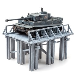 画像4: SOL MODEL[MM495]1/35 ジオラマ素材 木製の仮設橋セット