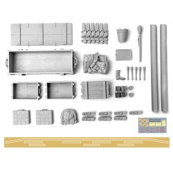 画像5: SOL MODEL[MM497]1/16 WWII ドイツ III号突撃砲用 積荷セット＃1