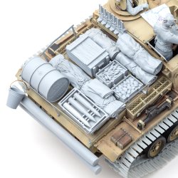 画像3: SOL MODEL[MM498]1/16 WWII ドイツ III号突撃砲用 積荷セット＃2