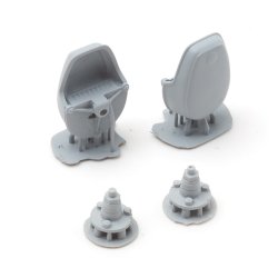 画像2: SOL MODEL[MM499]1/16 WWII ドイツ ボッシュライト/ノテックライト 前照灯セット(4個入/3Dプリント製)