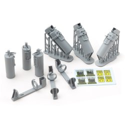 画像1: SOL MODEL[MM501]1/16 WWII ドイツ 車載消火器セット 後期型(3Dプリント製)