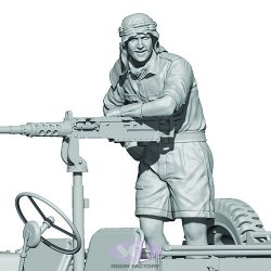 画像1: SOL MODEL[MM629]1/35 WWII イギリス SAS 1/4トンパトロールカー SAS隊員＃3