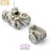 画像4: SOL MODEL[MM873]1/16 WWII ドイツ KS750軍用サイドカー トレーラー付 (4)