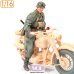 画像4: SOL MODEL[MM885]1/16 WWII ドイツ R75軍用オートバイに乗るオートバイ兵(フリーダムモデルキット用) (4)