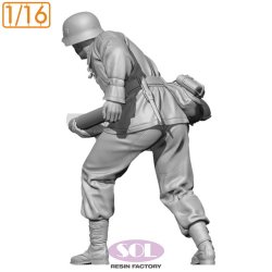 画像5: SOL MODEL[MM887]1/16 WWII ドイツ 対戦車砲兵 装填手1