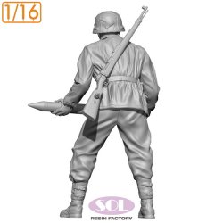 画像4: SOL MODEL[MM888]1/16 WWII ドイツ 対戦車砲兵 装填手2