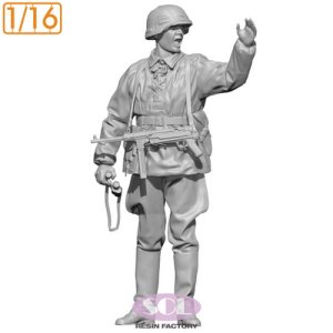 画像1: SOL MODEL[MM889]1/16 WWII ドイツ 対戦車砲兵 指揮官 (1)