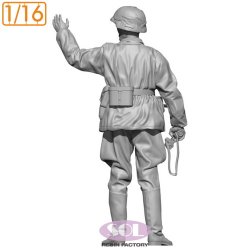画像4: SOL MODEL[MM889]1/16 WWII ドイツ 対戦車砲兵 指揮官