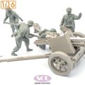 SOL MODEL[MM890]1/16 WWII ドイツ 対戦車砲兵チームセット(4体入)