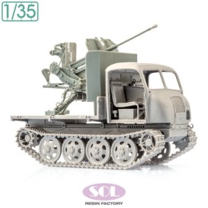 画像1: SOL MODEL[MM891]1/35 WWII ドイツ RSO 2cm Gebirgsflak 38対空自走砲 コンバージョンセット (1)