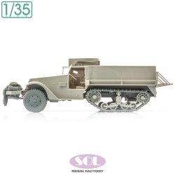 画像2: SOL MODEL[MM892]1/35 WWII アメリカ M3ハーフトラック チェーン付タイヤ&滑り止め付履帯セット(ドラゴン用)