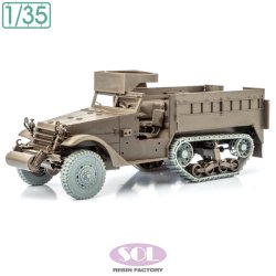 画像2: SOL MODEL[MM893]1/35 WWII アメリカ M3ハーフトラック チェーン付タイヤ&滑り止め付履帯セット(タミヤ用)