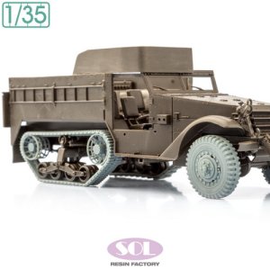 画像1: SOL MODEL[MM894]1/35 WWII アメリカ M3ハーフトラック タイヤ&履帯セット(タミヤ用) (1)