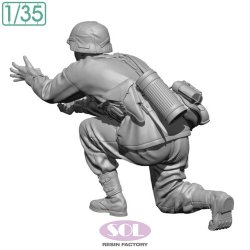 画像2: SOL MODEL[MM895]1/35 WWII ドイツ 対戦車砲兵 砲手