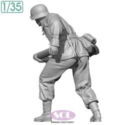 画像4: SOL MODEL[MM896]1/35 WWII ドイツ 対戦車砲兵 装填手1