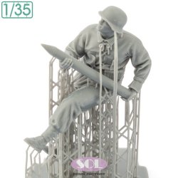 画像5: SOL MODEL[MM896]1/35 WWII ドイツ 対戦車砲兵 装填手1