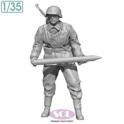 画像1: SOL MODEL[MM897]1/35 WWII ドイツ 対戦車砲兵 装填手2