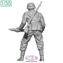 画像2: SOL MODEL[MM897]1/35 WWII ドイツ 対戦車砲兵 装填手2