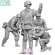 画像1: SOL MODEL[MM899]1/35 WWII ドイツ 対戦車砲兵チームセット(4体入) (1)