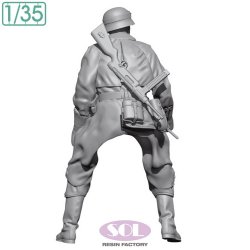 画像3: SOL MODEL[MM901]1/35 WWII ドイツ KS750軍用オートバイに乗る野戦憲兵(SOL MODEL用)