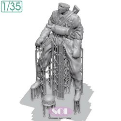 画像5: SOL MODEL[MM901]1/35 WWII ドイツ KS750軍用オートバイに乗る野戦憲兵(SOL MODEL用)
