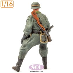 画像3: SOL MODEL[MM902]1/16 WWII ドイツ KS750軍用オートバイに乗る野戦憲兵(SOL MODEL用)