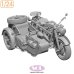 画像1: SOL MODEL[MM904]1/24 WWII ドイツ KS750軍用サイドカー (1)
