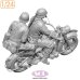 画像2: SOL MODEL[MM906]1/24 WWII ドイツ KS750軍用オートバイ(乗員2体付) (2)