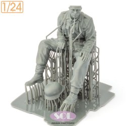 画像4: SOL MODEL[MM907]1/24 WWII ドイツ KS750軍用サイドカー(乗員3体付)