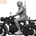 画像1: SOL MODEL[MM908]1/24 WWII ドイツ KS750用乗員＃1 オートバイ兵(SOL MODEL用) (1)