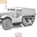 画像1: SOL MODEL[MM967]1/16 WWII アメリカ M3A1ハーフトラック 自重変形タイヤ&履帯セット 滑り止めチェーン付(アンディーズホビー用) (1)