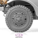SOL MODEL[MM969]1/16 WWII アメリカ M3A1ハーフトラック 自重変形タイヤ&履帯セット 滑り止めチェーン付(アンディーズホビー用)