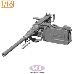 画像4: SOL MODEL[MM970]1/16 WWII アメリカ M2 .50口径重機関銃 M3/M3A1ハーフトラック用